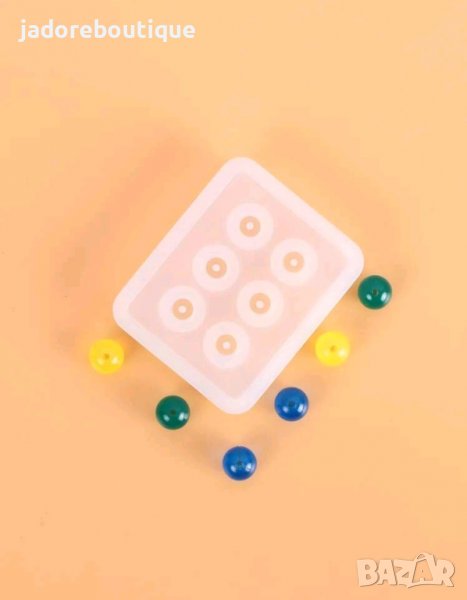 Силиконов молд кръгли мъниста , снимка 1