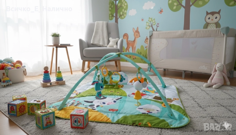 Активна гимнастика (Tiny Love - Gymini Kick&Play Farm), снимка 1