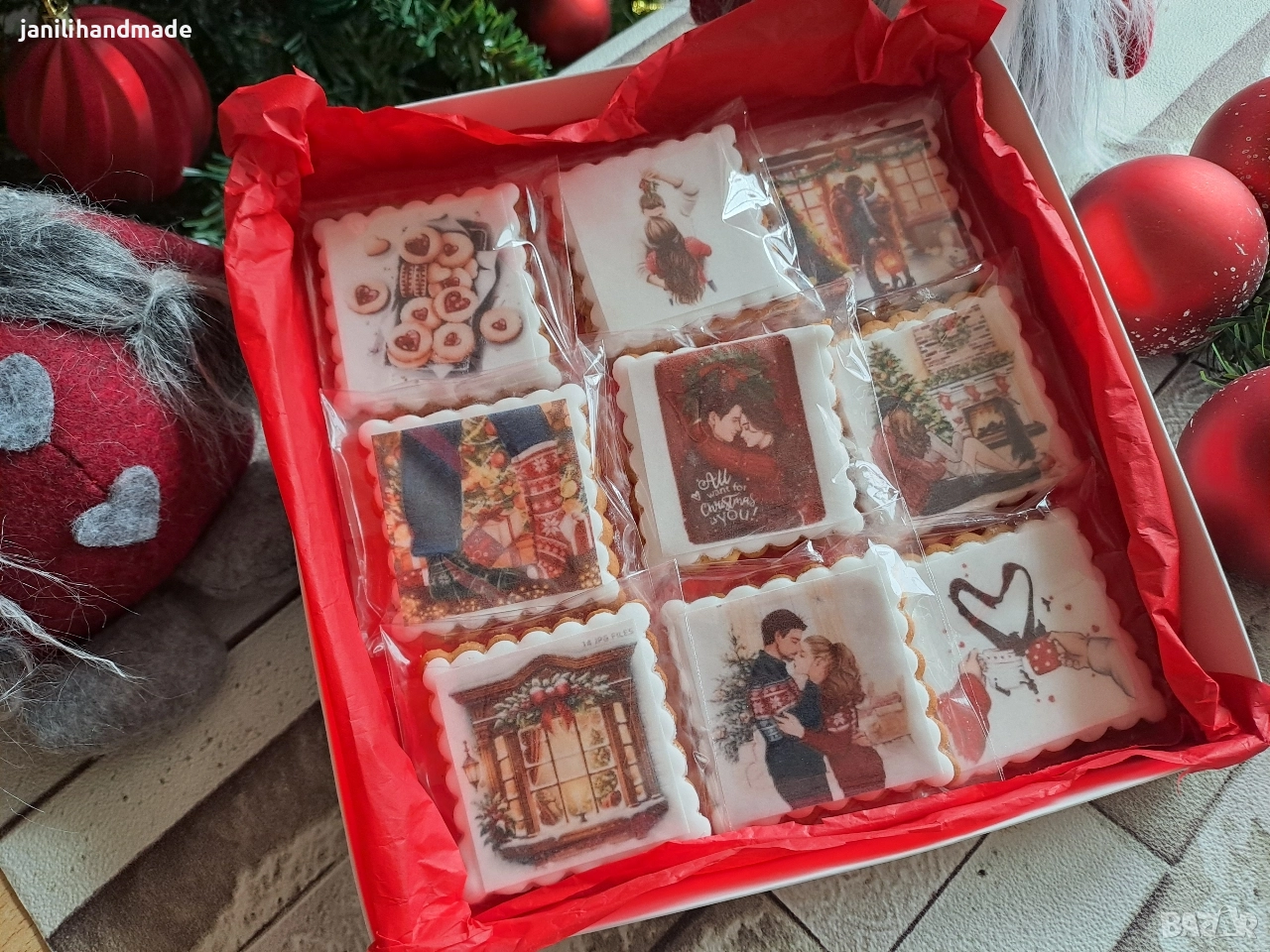 Меденки за любимия, любимата, коледни, снимка 1