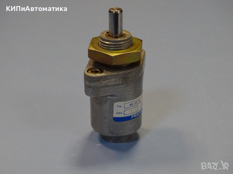 цилиндър еднодействащ Festo AG-25-20 single acting cylinder G1/4 8Bar, снимка 1