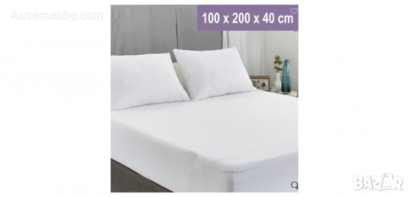 Протектор за матрак с ластици, Единичен 100x200 см, Automat, снимка 1