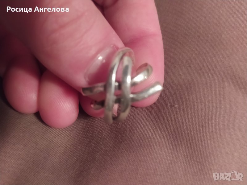 Сребърен пръстен , снимка 1
