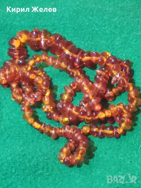 КЕХЛИБАРЕНО КОЛИЕ 100% НАТУРАЛЕН БАЛТИЙСКИ КЕХЛИБАР РЪЧНА МАЙСТОРСКА ИЗРАБОТКА КРАСИВ ГЕРДАН 30868, снимка 1