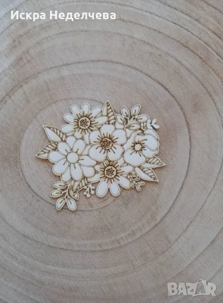 Цветя от бирен картон, снимка 1