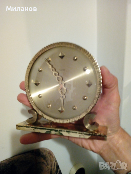 Настолен 8-дневен механичен часовник, снимка 1