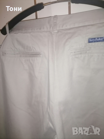 Нови Мъжки Бели Панталони , снимка 4 - Панталони - 44574498