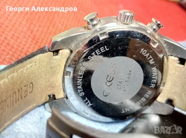 EXESS 1X10 SWBK ITALY Марков Унисекс Модел Италиански Часовник ЕКСЕС, снимка 2 - Дамски - 49235799
