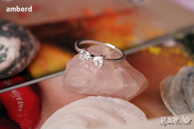 Сребърен пръстен - модел R070, снимка 5 - Пръстени - 53614686