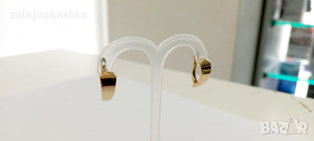 Нови Златни обеци-1.77гр/14КР, снимка 2 - Обеци - 36297241