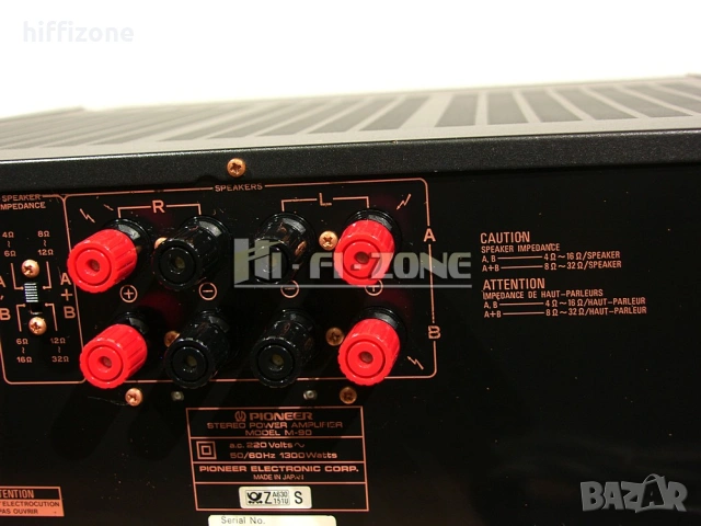 Стъпало Pioneer m-90, снимка 8 - Ресийвъри, усилватели, смесителни пултове - 53721476