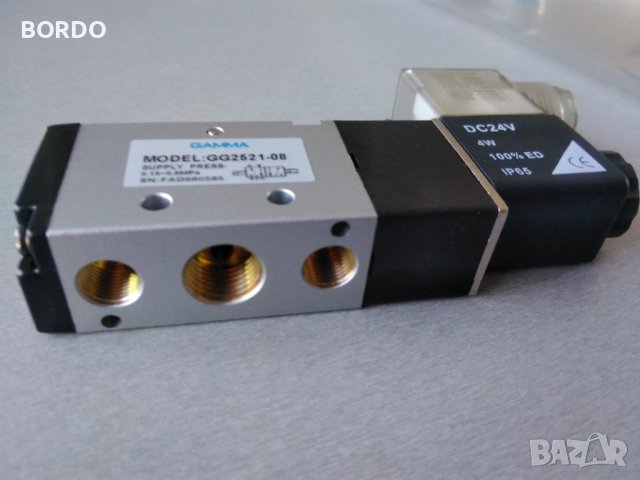 Пневматичен разпределител 1/4 с 1-бобина тип 5/2, снимка 2 - Други машини и части - 40290124