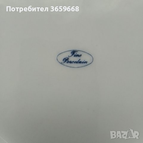 Четири страхотни чинии ,Фин порцелан,,зимен пейзаж, снимка 15 - Сервизи - 39970065