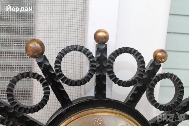 Немски термометър/барометър , снимка 2 - Антикварни и старинни предмети - 41209723