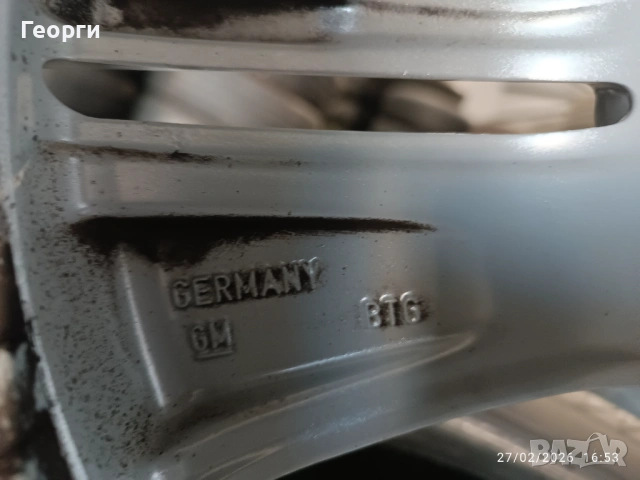 4бр.алуминиева джанта 17 цола за Opel 5x115, снимка 6 - Гуми и джанти - 53666536