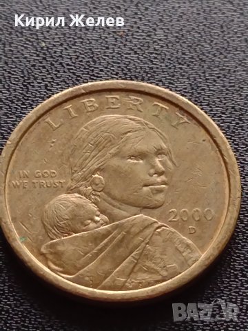 Монета 1 долар 2000г. САЩ Сакагавеа долар за КОЛЕКЦИЯ 37772, снимка 6 - Нумизматика и бонистика - 40767454