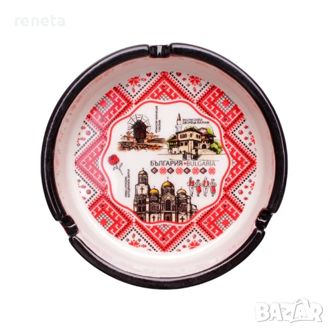 Пепелник България, Керамика, 10х3 см, снимка 1