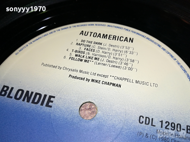 SOLD-BLONDIE MADE IN HOLLAND-ВНОС ENGLAND 1703222039, снимка 15 - Грамофонни плочи - 36142304