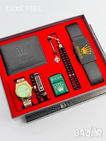 ROLEX 💎Мъжки Подаръчни Комплекти , снимка 6 - Подаръци за мъже - 53360062
