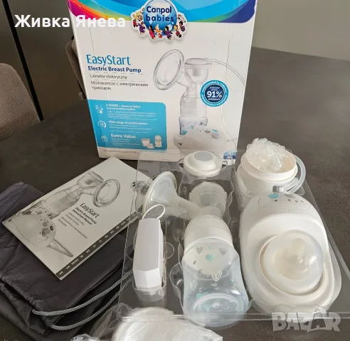 Електрическа помпа за кърма Canpol Babies EasyStart+ нови резервни части