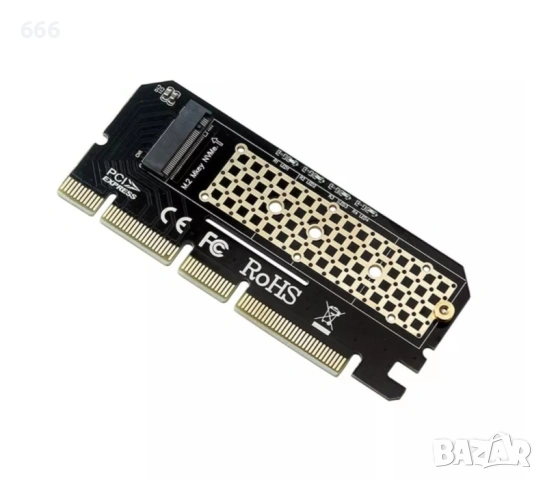 Контролер PCIe 3.0 x16 към 1x M.2 M-key, снимка 3 - Друга електроника - 53573053