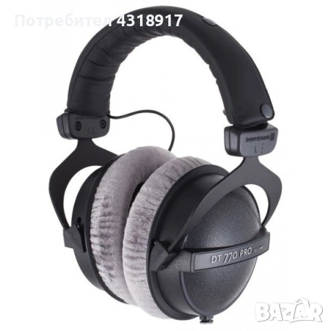Студийни слушалки Beyerdynamic, DT-770 Pro 250 Ohm, снимка 2 - Слушалки и портативни колонки - 53797205