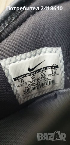 Nike Air Footscape UK10 US 11 Mens Size 45/29см ОРИГИНАЛ! Мъжки Маратонки!, снимка 4 - Маратонки - 40154162
