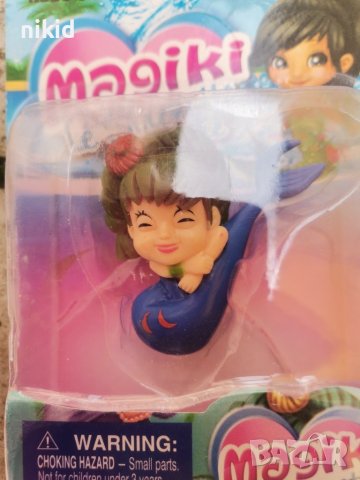 Magiki Маджики рибка магическа русалка пластмасова фигурка PVC за игра и украса торта топер играчка, снимка 6 - Фигурки - 34202865