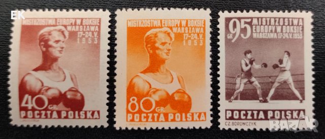 Полша, 1953 г. - пълна серия чисти марки, бокс, 3*11