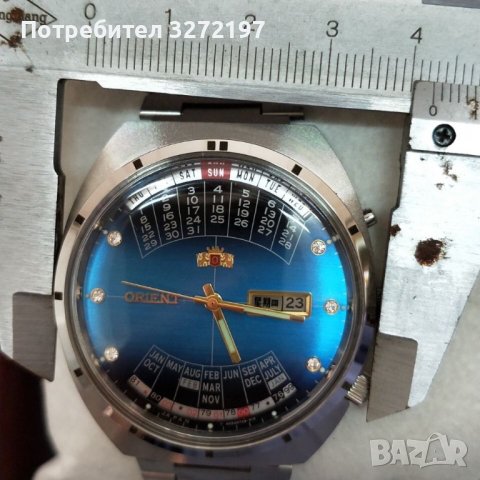 ORIENT автоматичен механичен часовник,ден от седмицата,дата,вечен календар, снимка 2 - Мъжки - 41852150