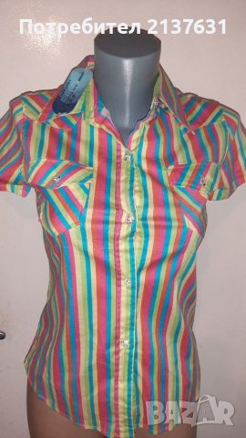 НОВА  с Етикет  ДАМСКА РИЗКА  - Размер XS / S , снимка 1