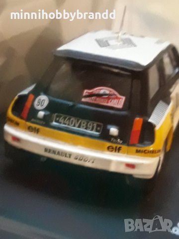Renault 5 turbo 1981.Rally Monte Carlo. Ragnotti - Andrie.1.43 ixo /Deagostini ., снимка 4 - Колекции - 41967290