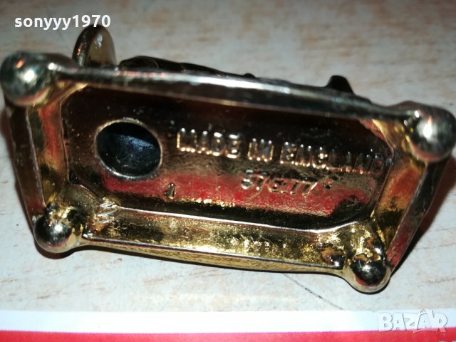 MADE IN ENGLAND-ЗЛАТИНКА МИНИАТюРА 1810211755, снимка 3 - Антикварни и старинни предмети - 34506698