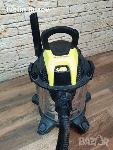 Прахосмукачка за Сухо и Мокро Почистване PARKSIDE 1300W 19.8L ИНОКС PWD 20 A1, снимка 4 - Прахосмукачки - 55798680