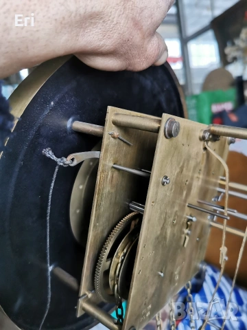 Стоящ/паркетен античен часовник, снимка 7 - Стенни часовници - 53031775