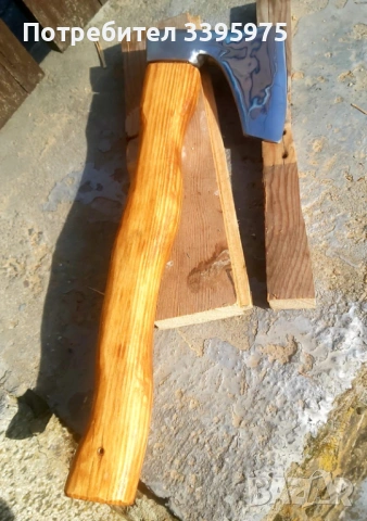 Качествен топор с ново топорище 38 см, снимка 4 - Други инструменти - 53711182