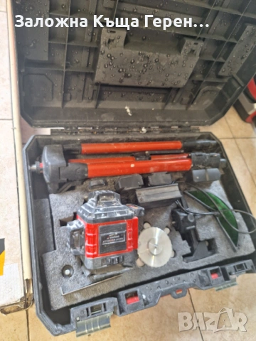 Лазарен нивелир Elefant E40T, снимка 5 - Куфари с инструменти - 53044565