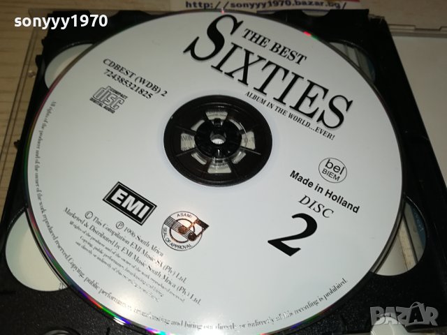 SIXTIES X2CD EMI MADE IN HOLLAND 1810231118, снимка 2 - CD дискове - 42620610