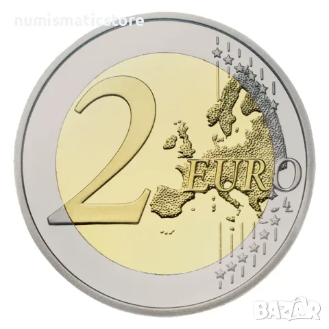 2 евро Естония 2021 Fenno-Ugria UNC, снимка 2 - Нумизматика и бонистика - 56299976