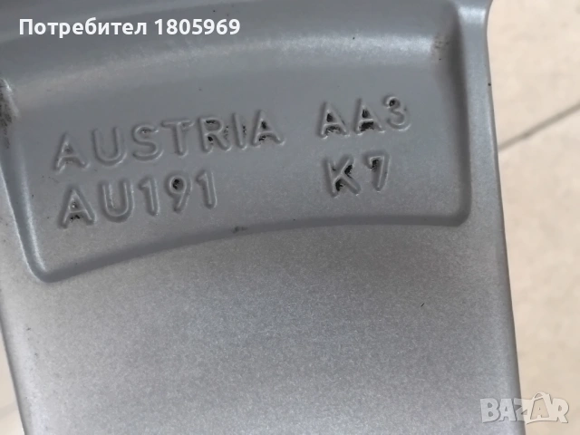 4бр. ал. джанти Audi (оригинални) 5x112 , 8x18 , ET39, централен отвор 66,5мм, снимка 9 - Гуми и джанти - 53807125