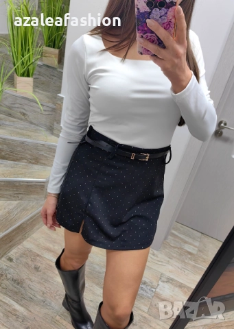 Дамски сет блуза и пола с панталонки, снимка 4 - Други - 52771404