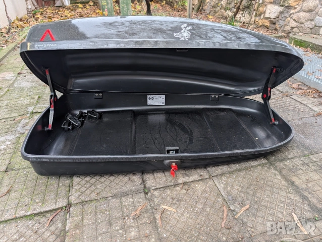 Качествен Италиански Автобокс 320л., снимка 7 - Аксесоари и консумативи - 53477473