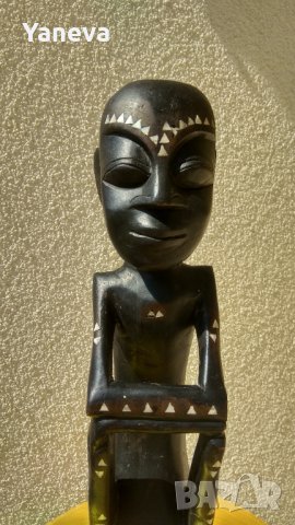 Масивна и атрактивна дърворезба от Африка , ръчно изработена., снимка 3 - Декорация за дома - 42450234