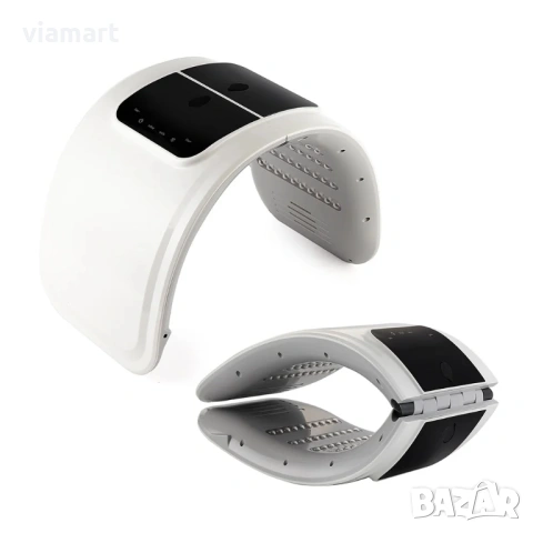 LED маска за лице и фотон терапия ForeverLily LM с 7 LED светлини, С червена светлина, Уред за подмл, снимка 10 - Друга електроника - 53119131