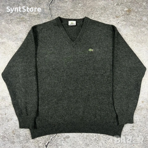 Мъжки пуловер Lacoste – 100% Pure New Wool (Размер 8 / 2XL - 3XL)