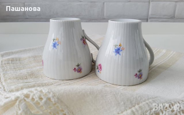 Малки флорални чашки, снимка 2 - Чаши - 35710288