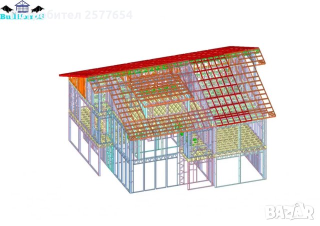 Къща,Бунгало,Преместваема къща,Сглобяеми къщи,Модулни,Жилищни-492.47м², снимка 4 - Строителни материали - 44147334
