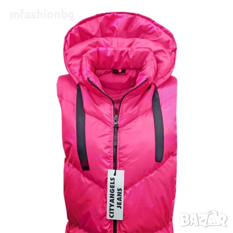 Дамски елеци City Angels Jeans Средна Дължина, снимка 9 - Елеци - 40742489