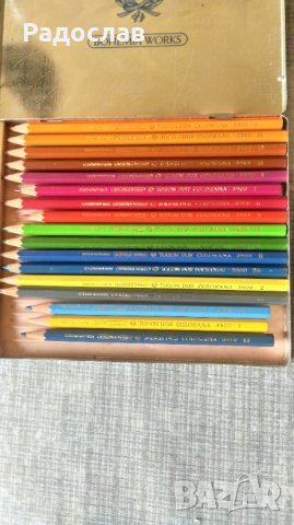 стари цветни моливи TOISON  D'OR, снимка 3 - Ученически пособия, канцеларски материали - 42622495