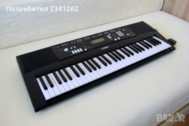 Yamaha – Синтезатор с 5 октави, динамична светеща клавиатура и подарък, снимка 3 - Синтезатори - 53142327
