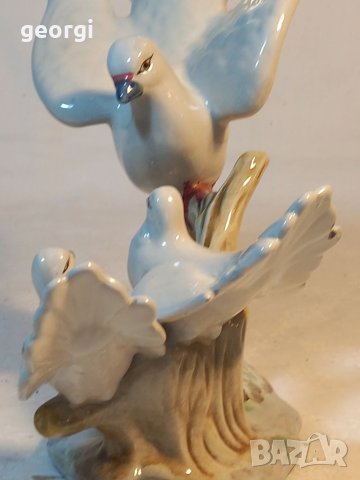Порцеланова фигурка гълъби 20/2, снимка 4 - Колекции - 40490032
